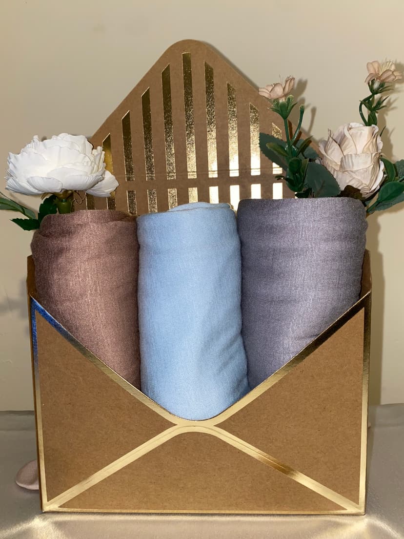 Premium Jersey Hijab Gift Box - Set of 3