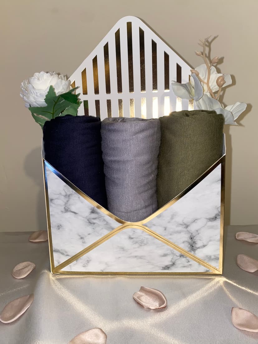 Premium Jersey Hijab Gift Box - Set of 3