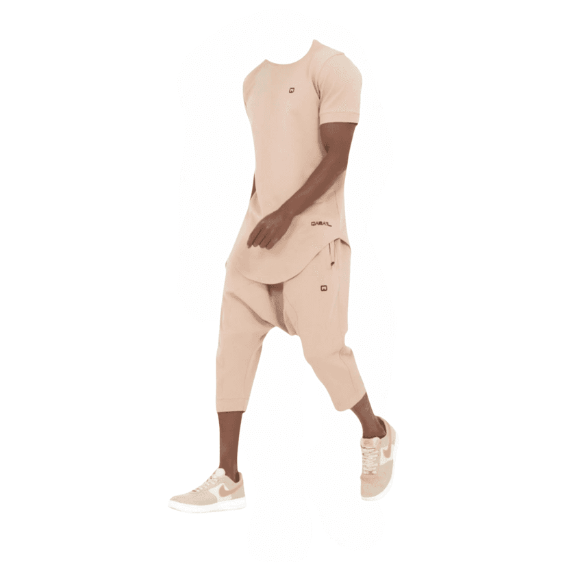 Qaba'il NAUTIK 2-Piece Beige Men’s Suit Set