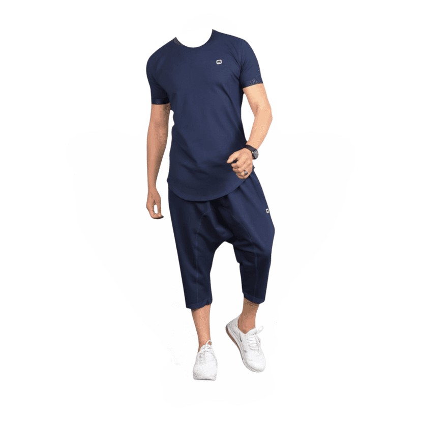 Qaba'il NAUTIK 2-Piece Men's Suit – Navy Modest Streetwear Set