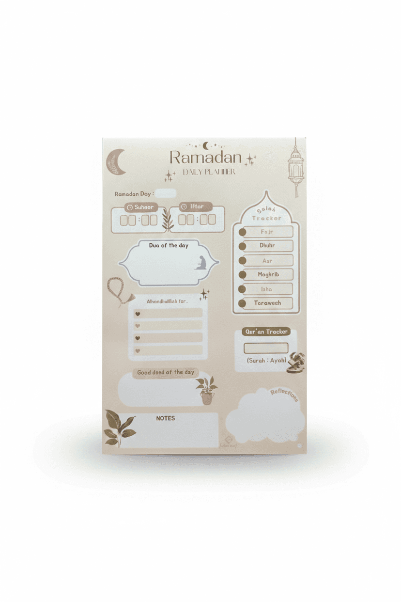 Ramadan Daily Planner Notepad