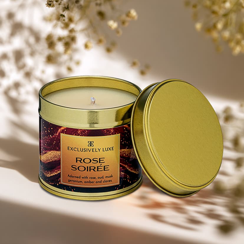 Rose & Oud Luxury Candle — Ramadan & Eid Gift