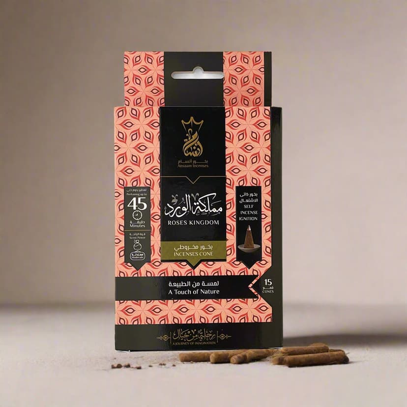 Roses Kingdom 45-Minute Incense Cones