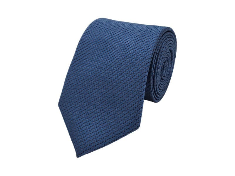 Premium Sea Blue & Red Patterned Tie