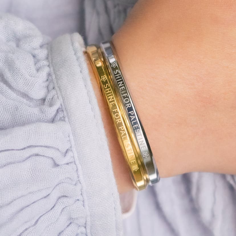 Shine for Palestine Solidarity Bangle