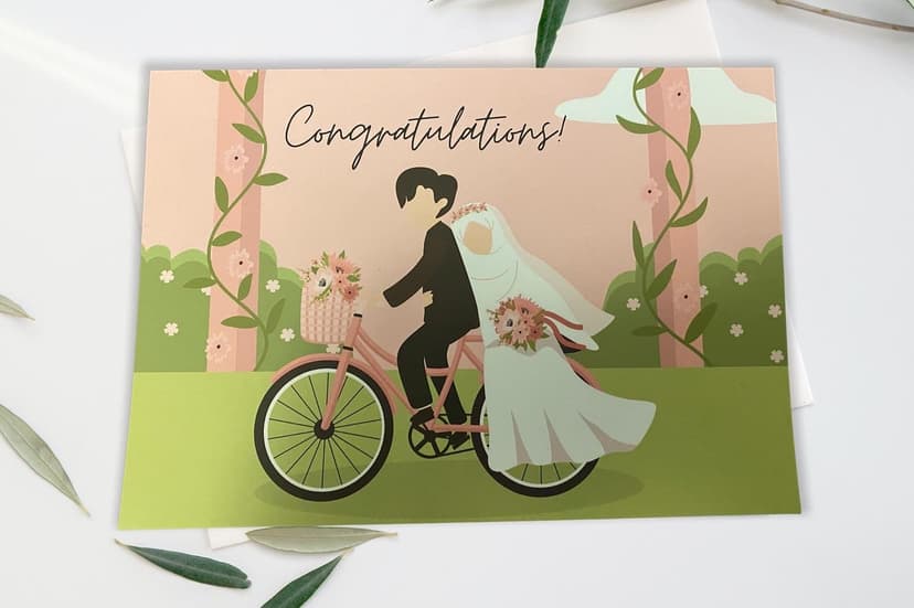 The Marriage Card — Premium Nikkah Wedding Greeting Card
