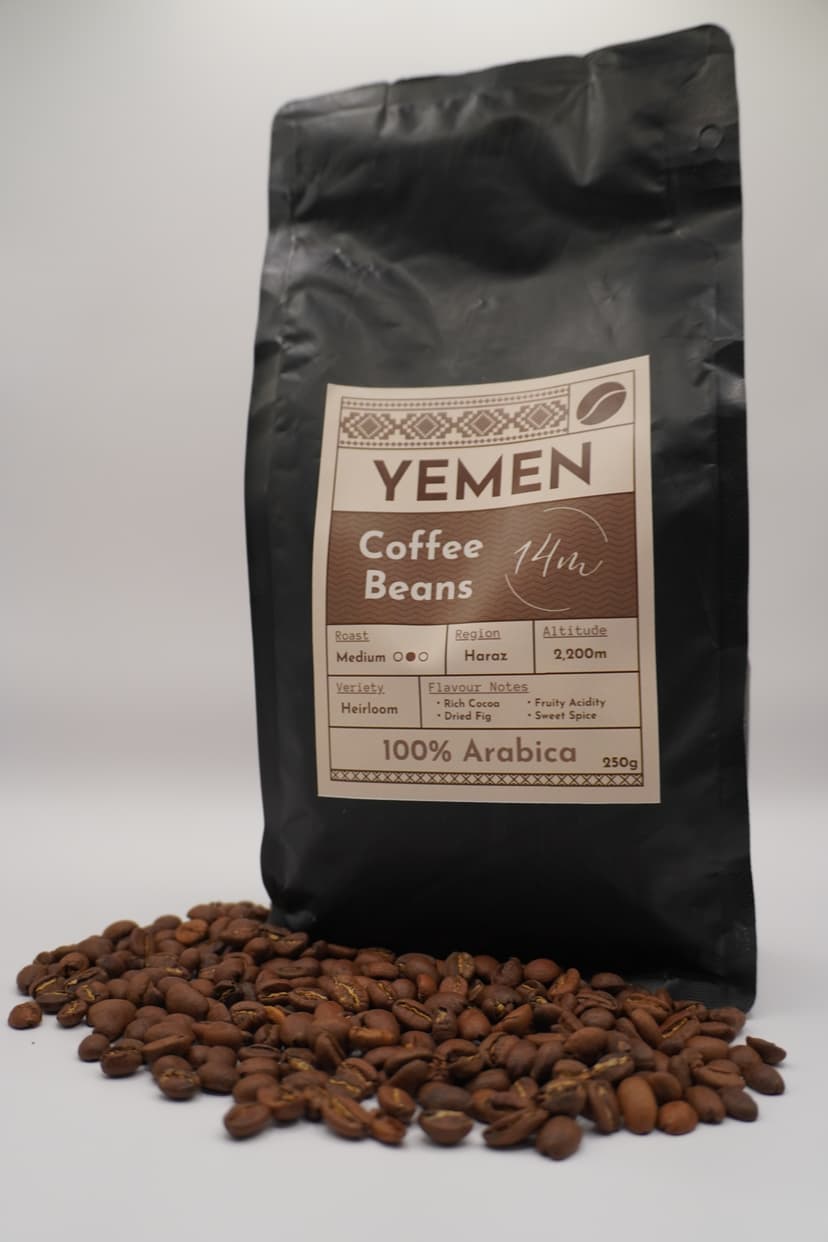 Yemen Specialty Coffee Beans — 250g | 14th Moon