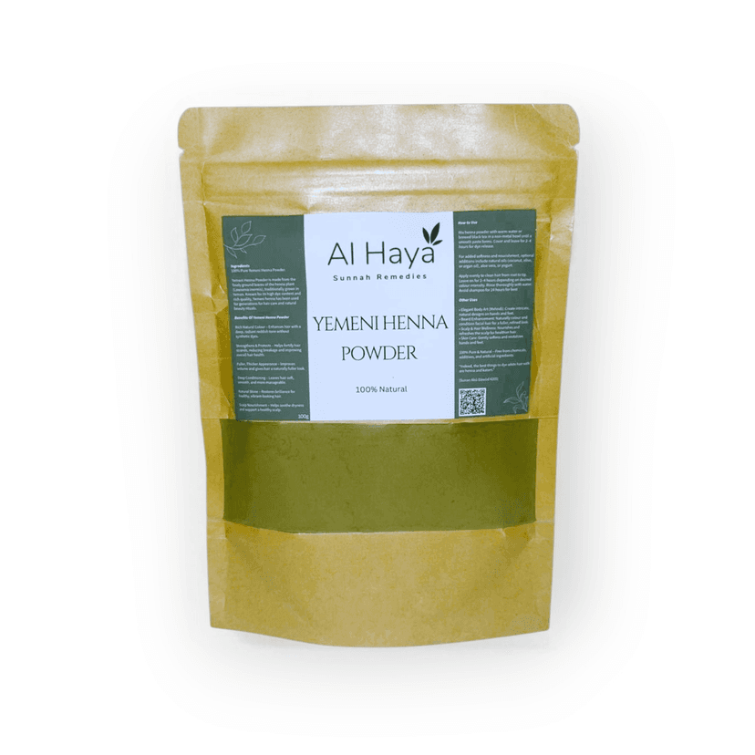 Pure Yemeni Henna Powder 100g — Halal Natural Hair & Mehndi