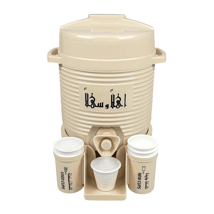 Zamzam Water Dispenser 2 Litre with 6 Cups