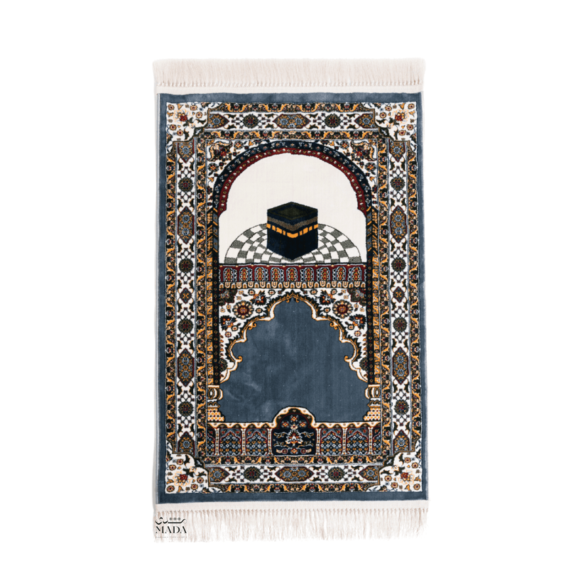 Kaabah Heritage Prayer Rug - Islamic Prayer Mat - Muslim Prayer Mat - Eid Prayer Mat - Daily Prayer Mat - Hajj or Umrah Gift - Islamic Gift