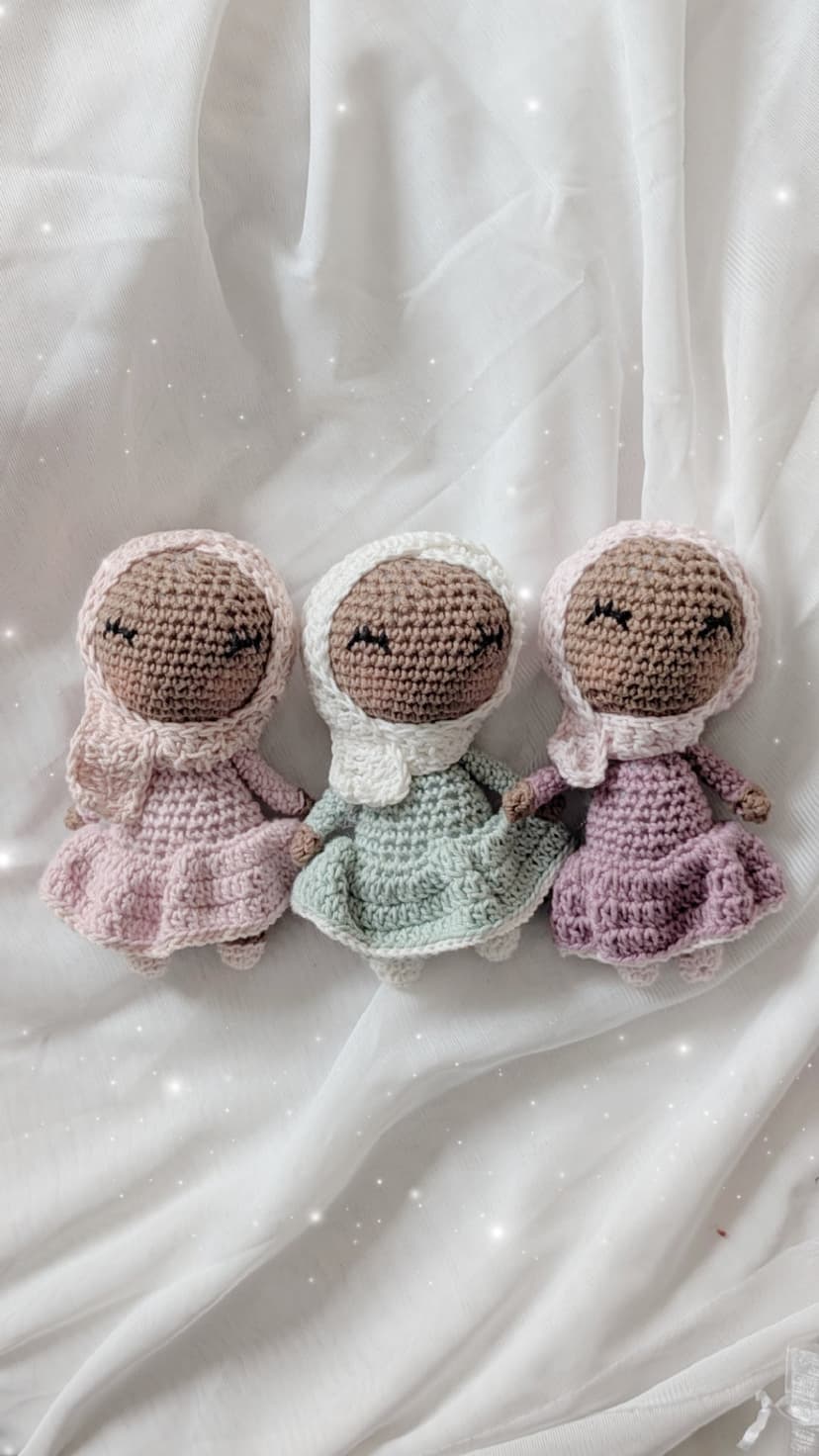 Mini Rahma Doll - For Ages 3+ - Islamic Doll - Hijabi Doll - Islamic Toys - Muslim Girl Doll - Muslim Kids Toy - Islamic Gift For Children