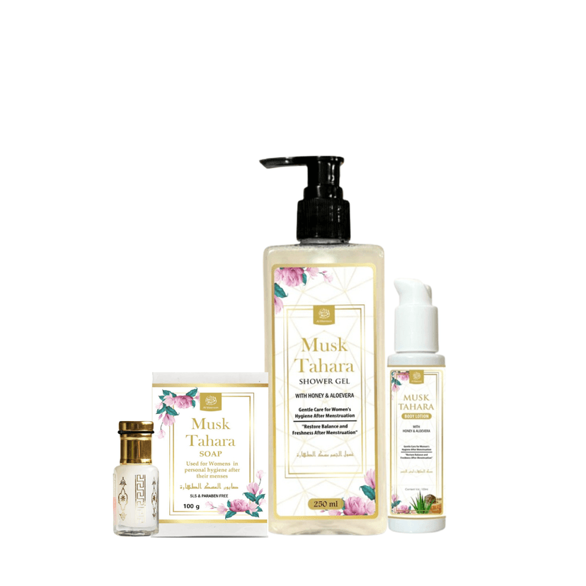 Musk Al Tahara Set - Halal Body Care Set - Luxury Body Care - Islamic Body Care Set - Luxury Islamic Gifts - Luxury Islamic Gift Set