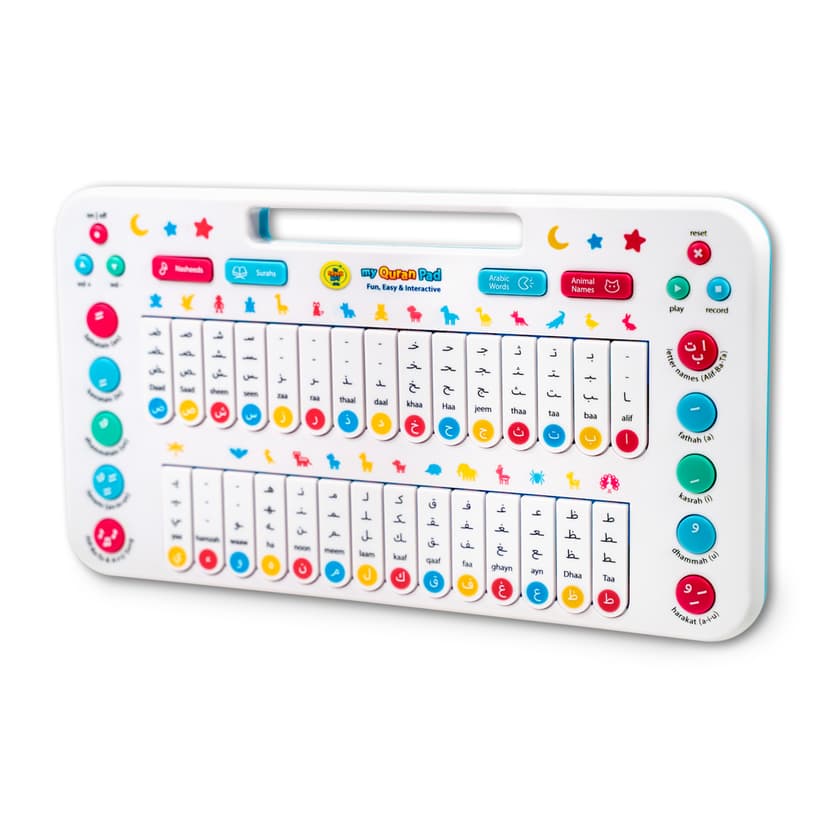 My Salah Mat My Quran Pad | Interactive Arabic Alphabet Learning Pad For Kids | Arabic Alphabet Learning Pad | Interactive Arabic Alphabet Learning | Muslim kids educational Pad