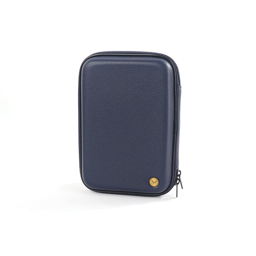 Navy Blue - Pebble Finish - Secure Quran Case - Zip Fastening