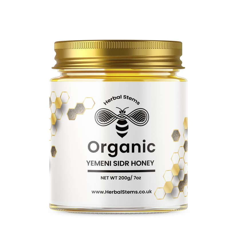 Organic Yemeni Sidr Honey - 200g / 7 oz - Sunnah Food - Yemeni Sidr Honey - Halal Food - Islamic Food - Natural Yemeni Sidr Honey - Islamic medicinal properties