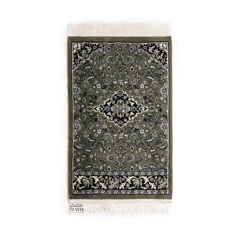 Rawdah Original Prayer Rug - Islamic Prayer Mat - Rawdah Prayer Mat - Hajj or Umrah Gift - Islamic prayer mat - Eid Prayer Mat