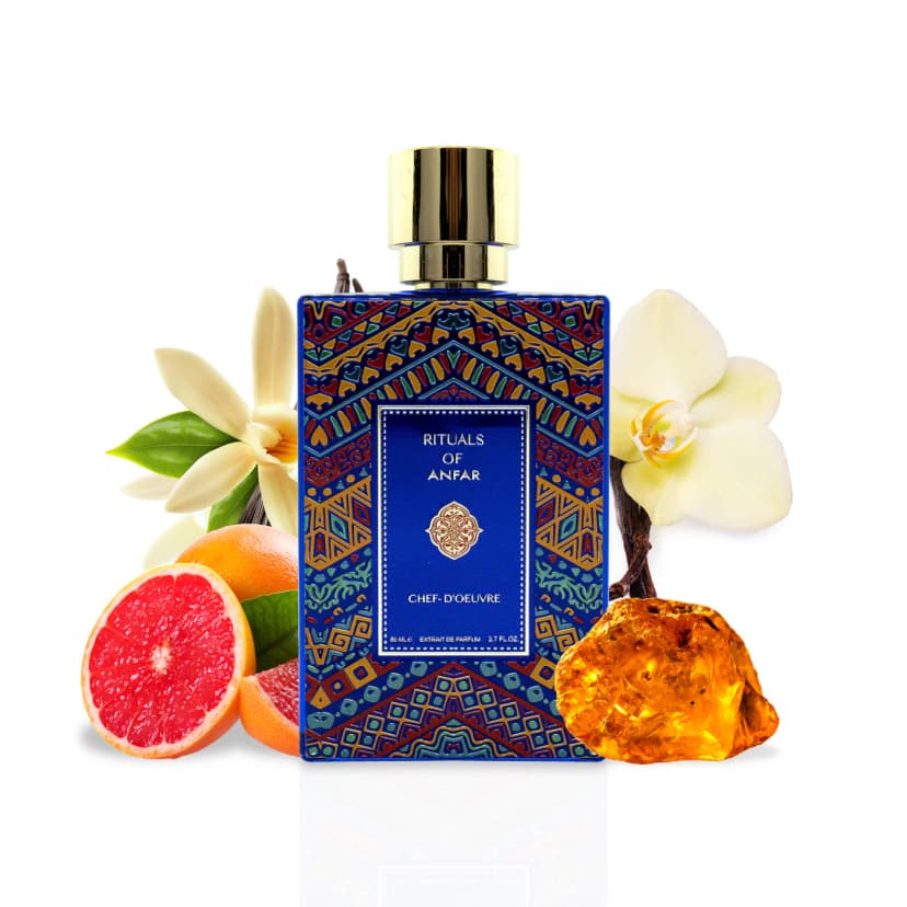 Rituals of Anfar Chef-D’Oeuvre - 80ML - Extrait de Parfum - Unisex Islamic Perdume - Islamic Fragrance Unisex - Islamic Gift for her or him - Nikkah Gift - Halal Perfume