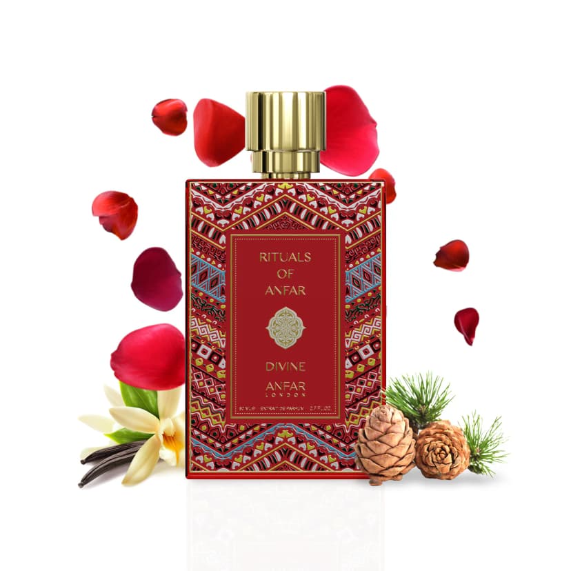 Rituals of Anfar Devine - 80ML - Extrait de Parfum - Unisex Islamic Perdume - Islamic Fragrance Unisex - Islamic Gift for her or him - Nikkah Gift - Halal Perfume