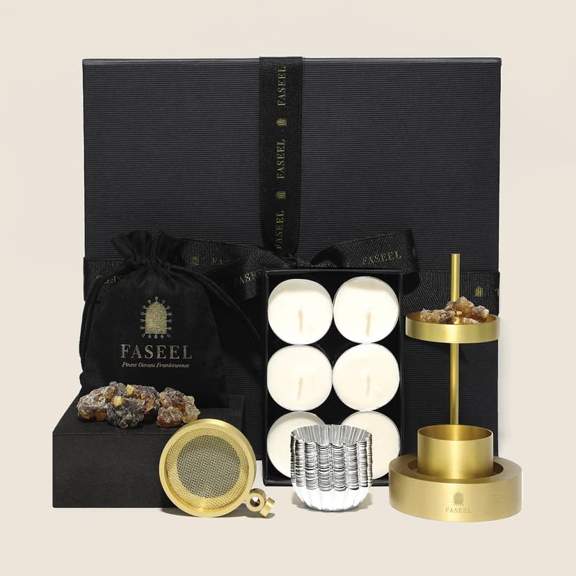The Faseel Frankincense Starter Kit - Frankincense starter kit - Islamic home fragrance - Incense set - Halal aromatherapy gift - Muslim new home gift