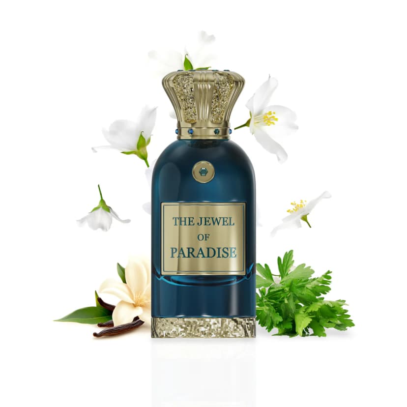 The Jewel of Paradise 100ml Extrait de Parfum - Unisex Halal Fragrance - Luxury Islamic Fragrance - Halal Fragrance - Luxury Islamic Gift For Her or Him