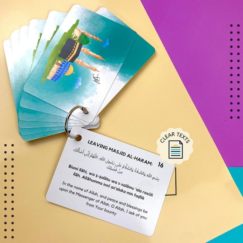 Umrah Dua Cards-Islamic Flash Cards